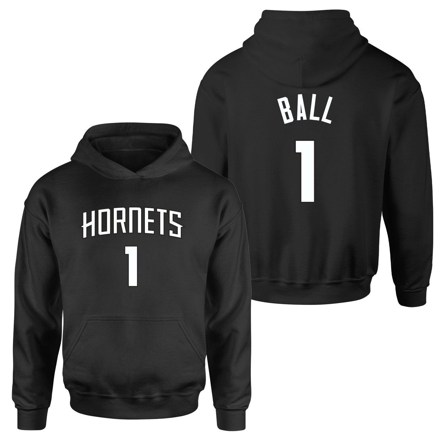 Lamelo Ball 1 Hornets Forma Hoodie M - Siyah