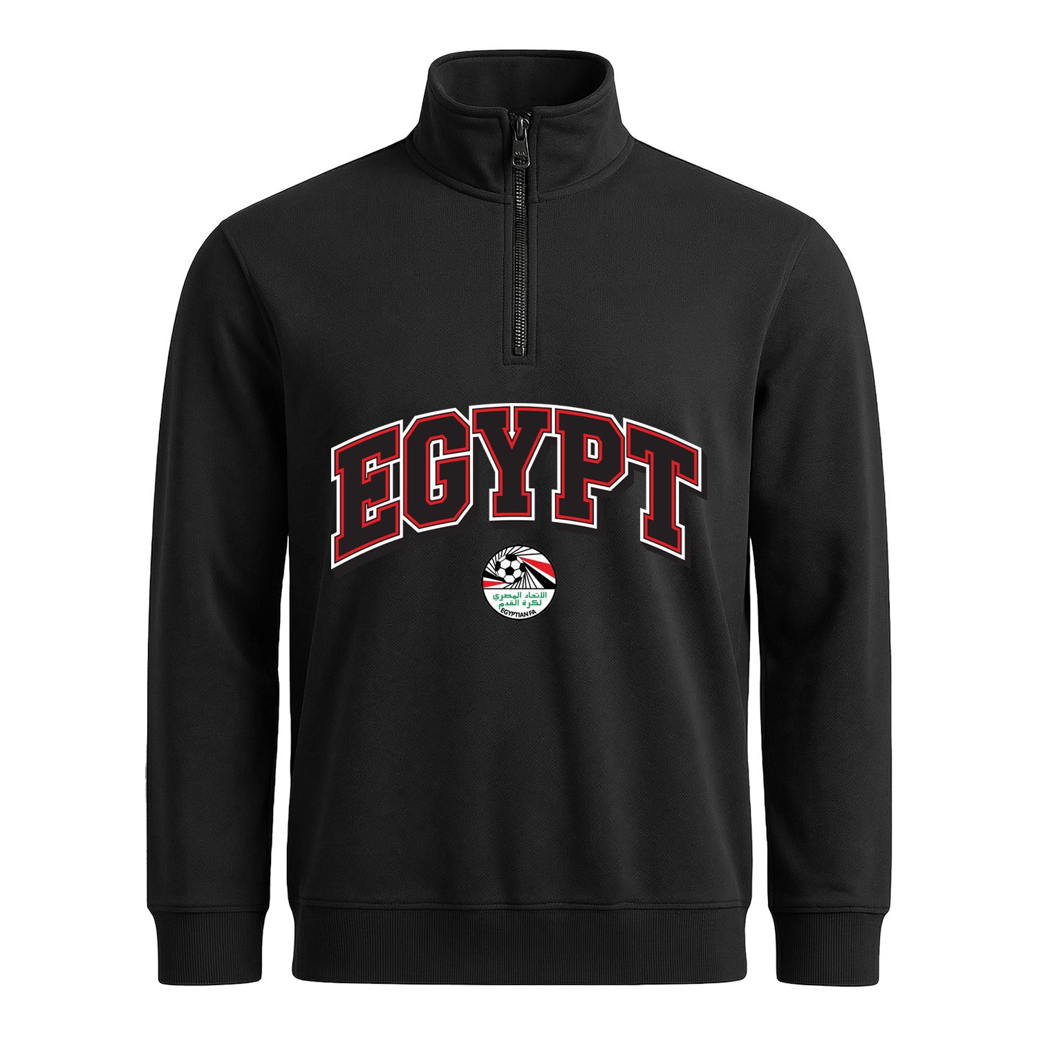Mısır 2026 Varsity Yarım Fermuarlı Sweatshirt