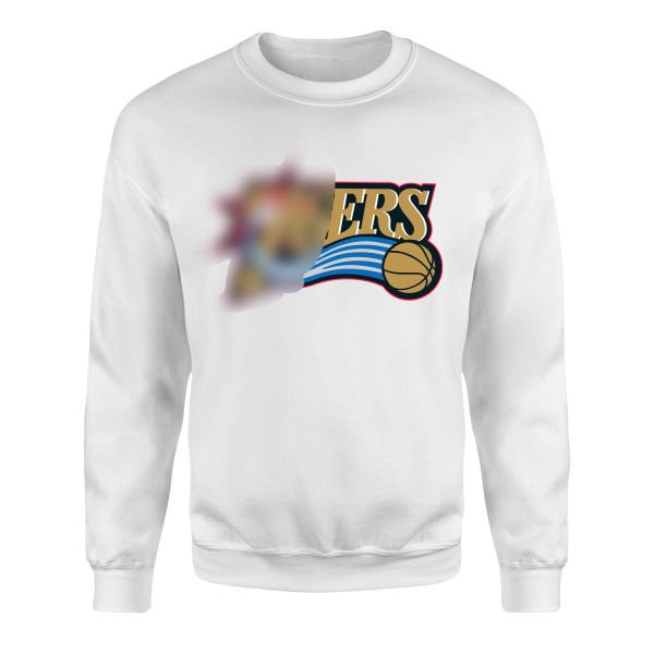 76ERS Sweatshirt S - Beyaz