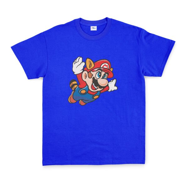 Super Mario Tişört S - Mavi