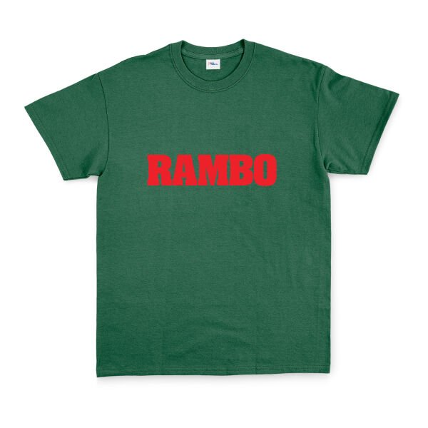 RAMBO Tişört L - Nefti Yeşili