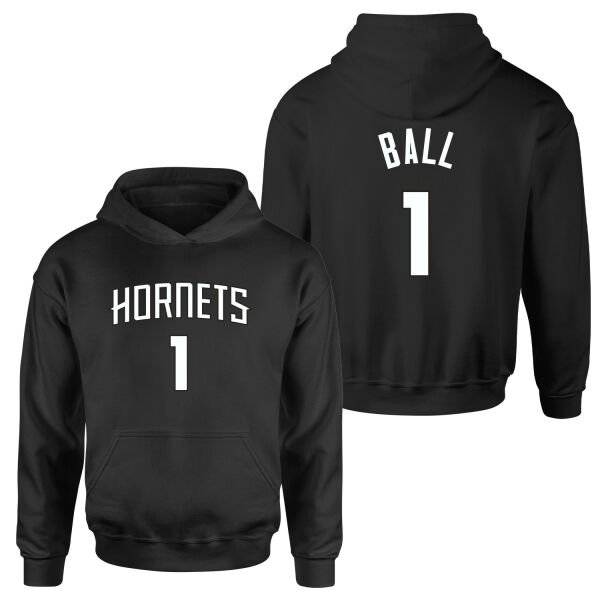 Lamelo Ball 1 Hornets Forma Hoodie L - Siyah