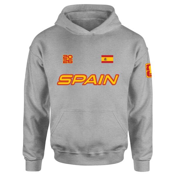 İspanya 2026 Hoodie M - Gri