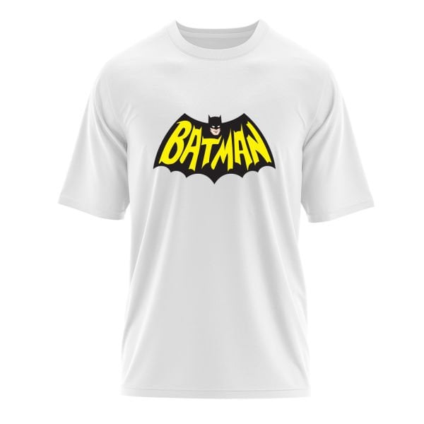 Batman Oversize Tişört M - Beyaz