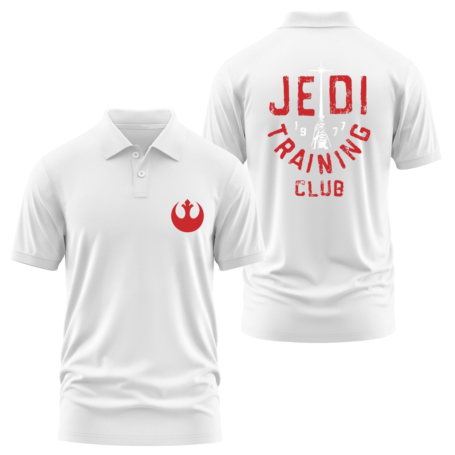 Jedi Training Club Polo Tişört S - Beyaz
