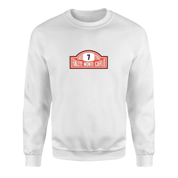Rallye Monte-Carlo 80 Sweatshirt L - Beyaz