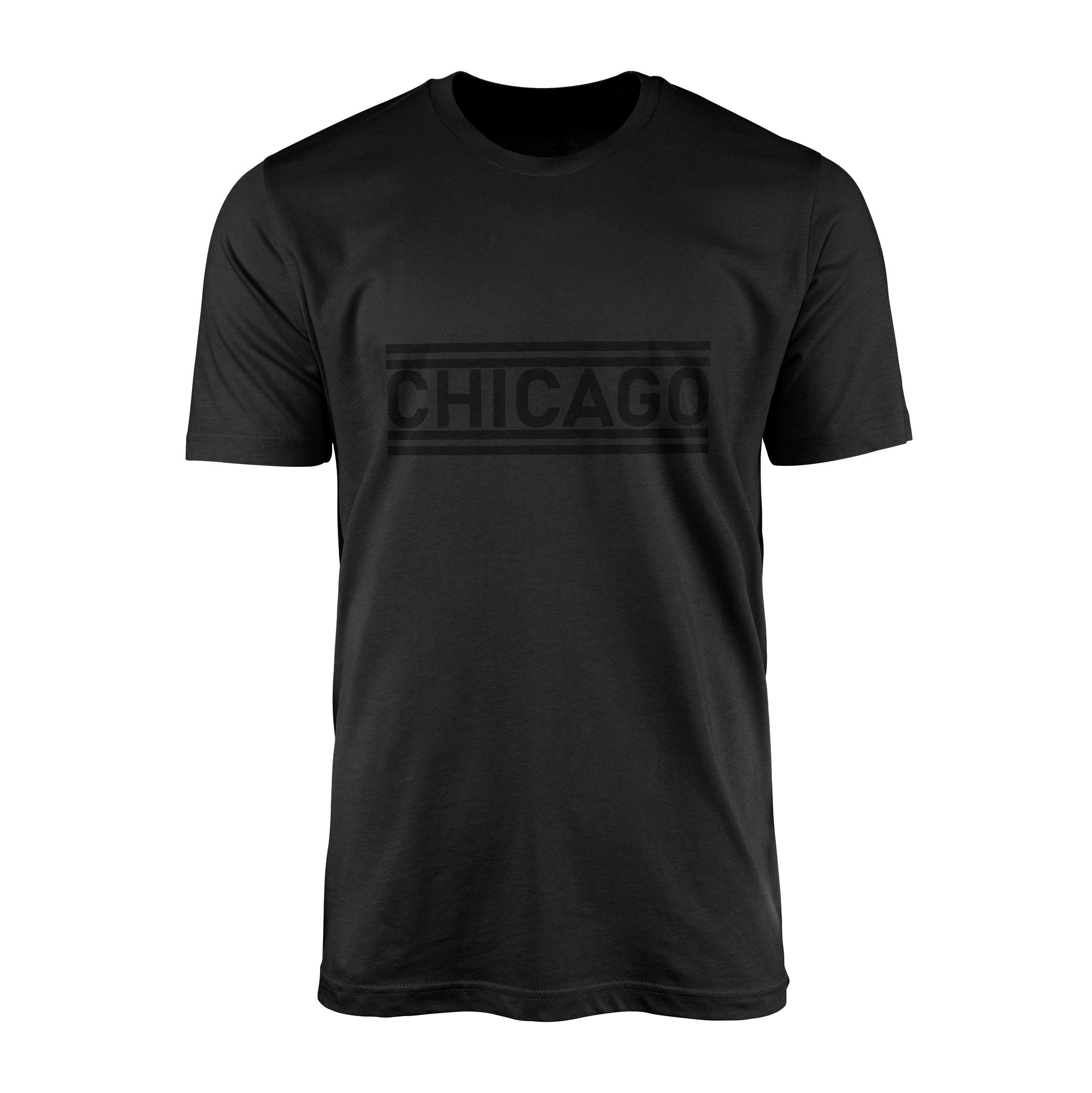 Chicago Lines Tişört XL - Siyah