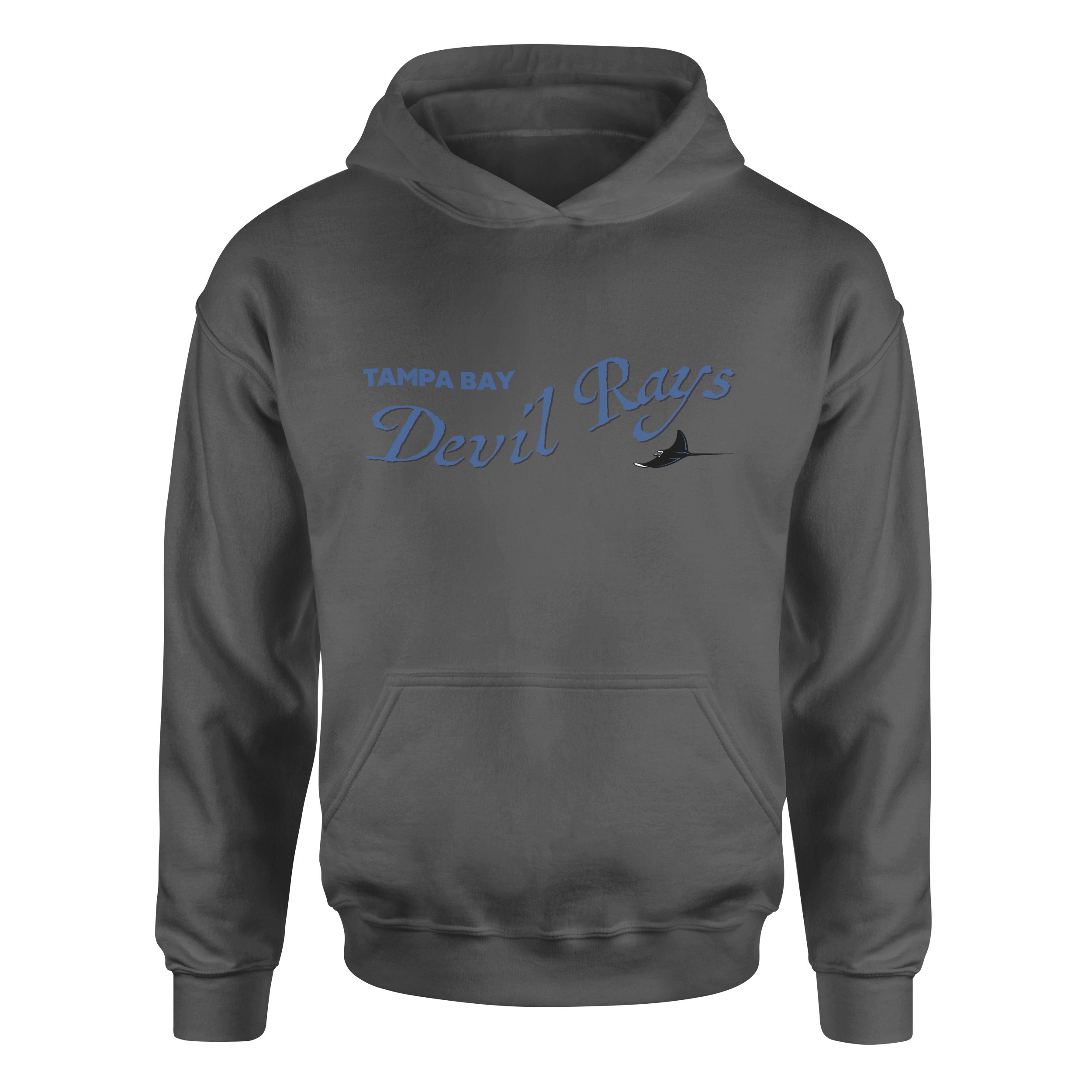 Tampa Bay Devil Rays Retro Hoodie M - Füme