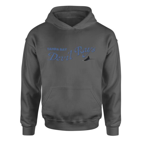 Tampa Bay Devil Rays Retro Hoodie M - Füme