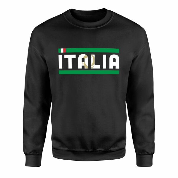 Italia Sweatshirt L - Siyah