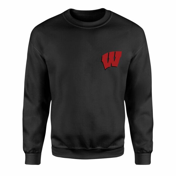 Wisconsin Badgers Sweatshirt L - Siyah