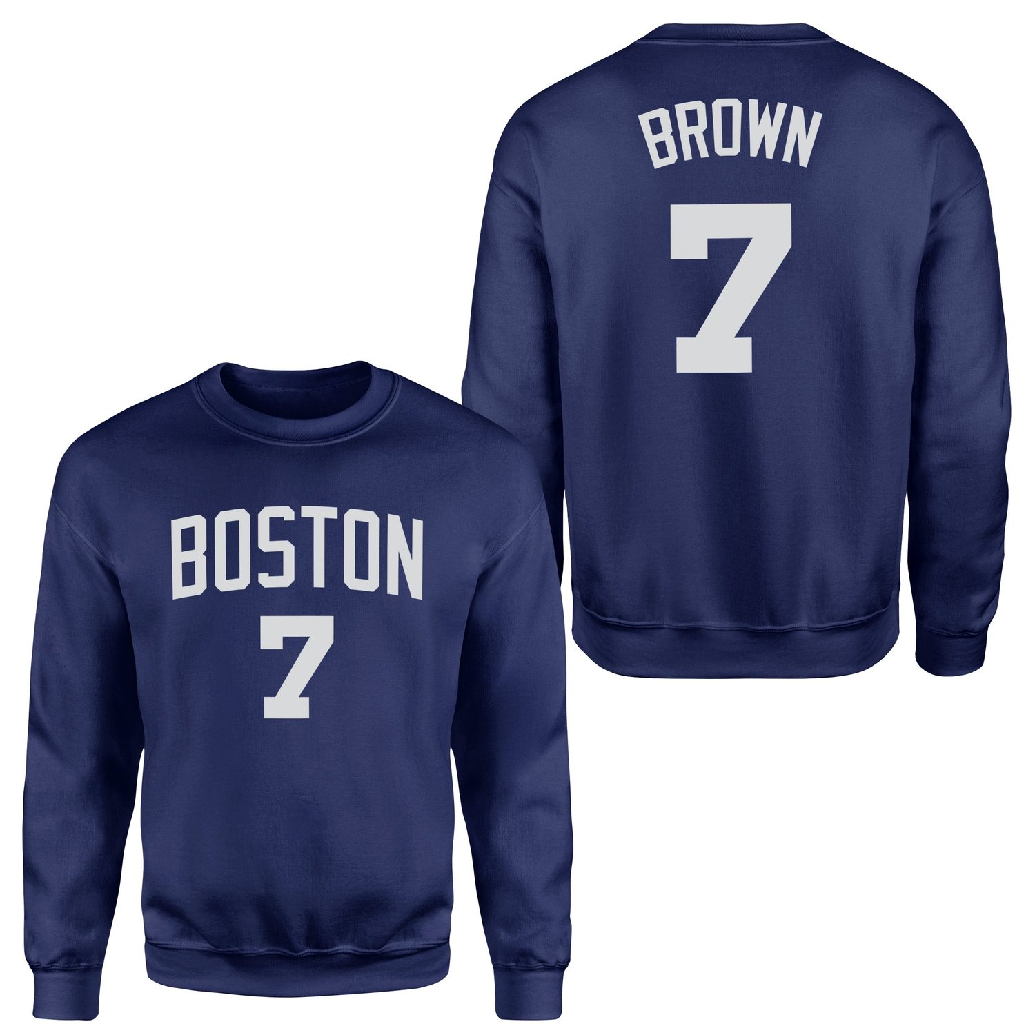 Jaylen Brown 24/25 Forma Sweatshirt XL - İndigo Mavisi