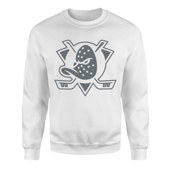 Anaheim Ducks Muted Shield Sweatshirt XL - Beyaz