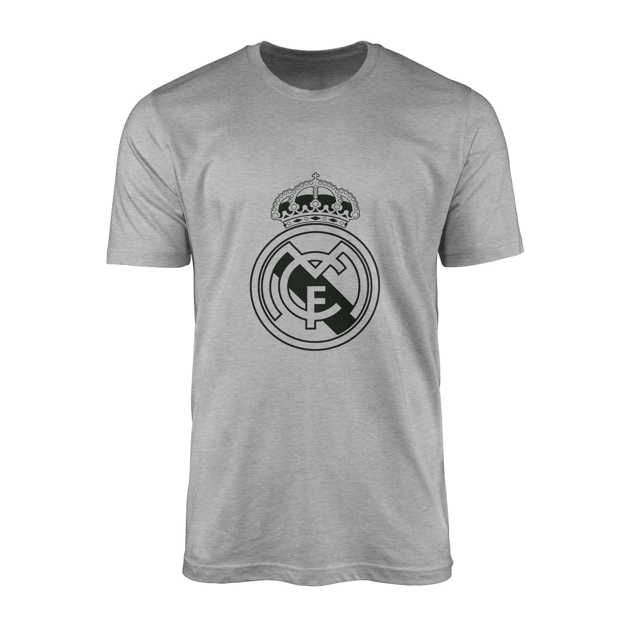 Real Madrid Shield Tişört M - Gri