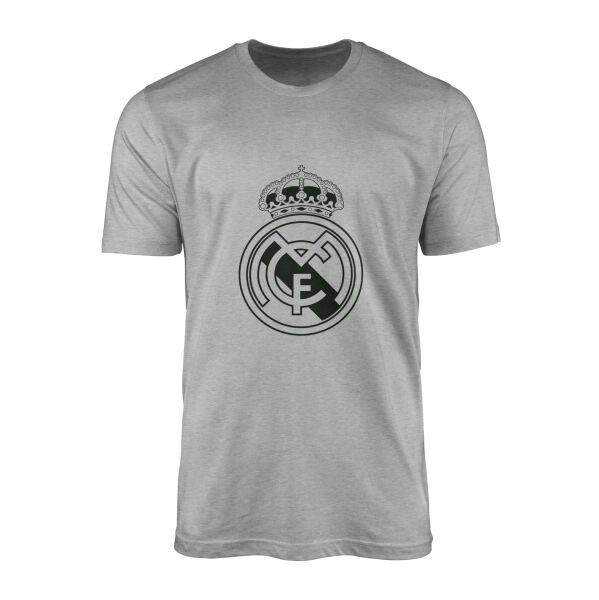 Real Madrid Shield Tişört M - Gri