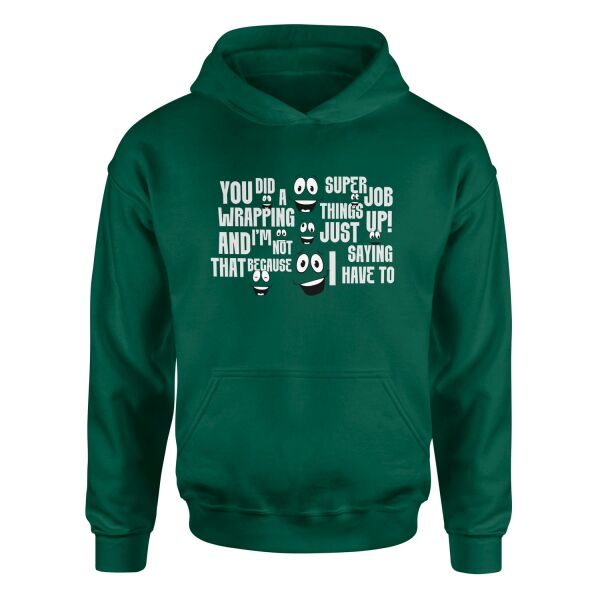 Yes Man Hoodie L - Nefti Yeşili