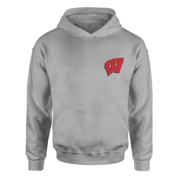 Wisconsin Badgers Hoodie XL - Gri