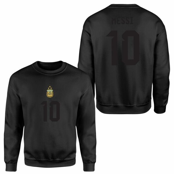 Lionel Messi Forma Sweatshirt XXL - Siyah