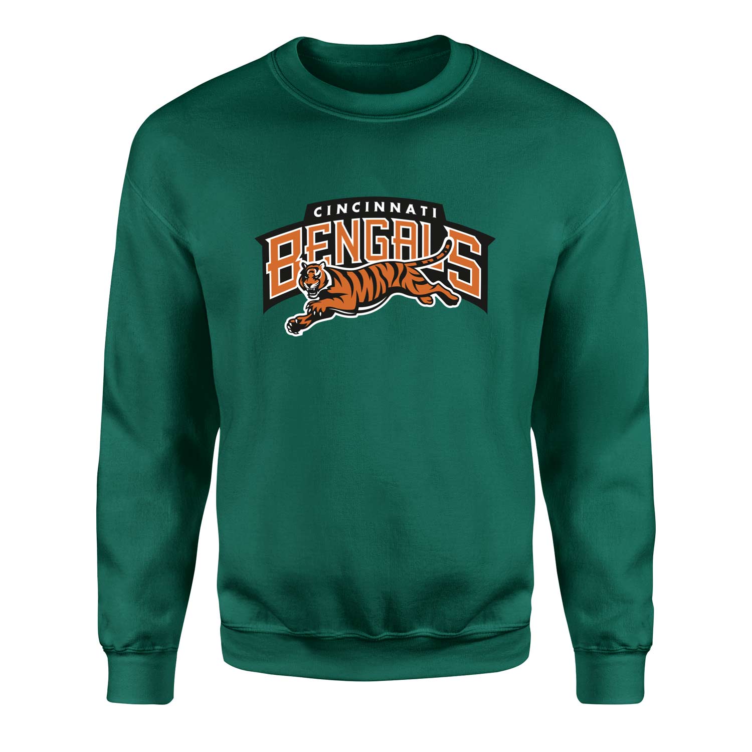 Cincinnati Bengals Sweatshirt M - Nefti Yeşili