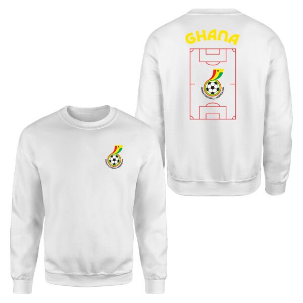 Gana Dünya Kupası 2026 Sweatshirt S - Beyaz