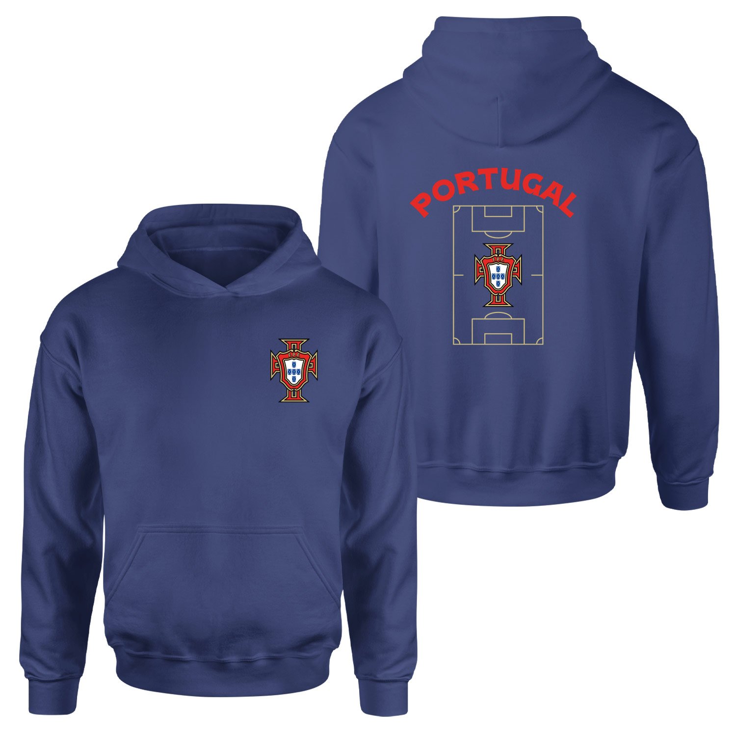 Portekiz Dünya Kupası 2026 Hoodie L - İndigo Mavisi