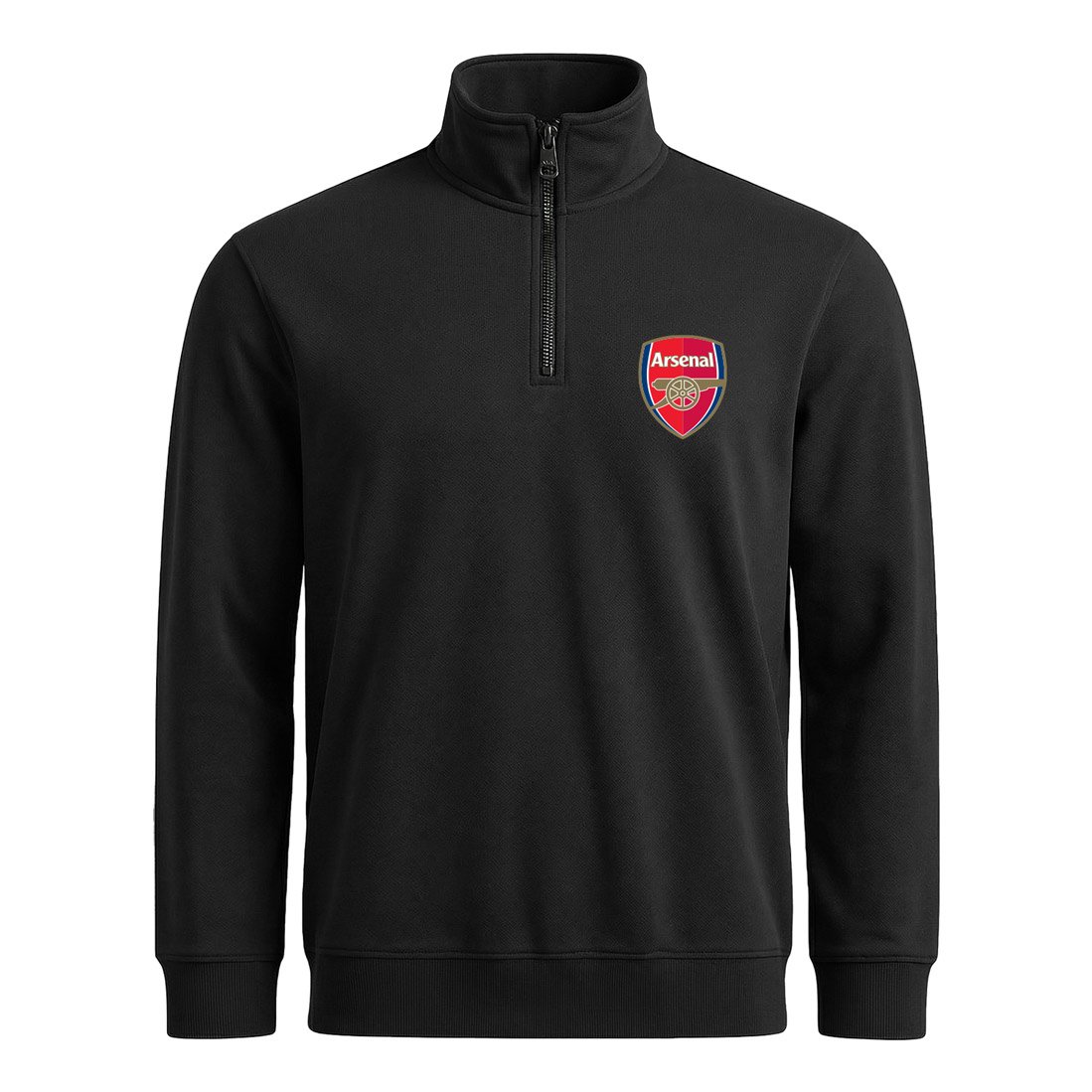 Arsenal FC Yarım Fermuarlı Sweatshirt