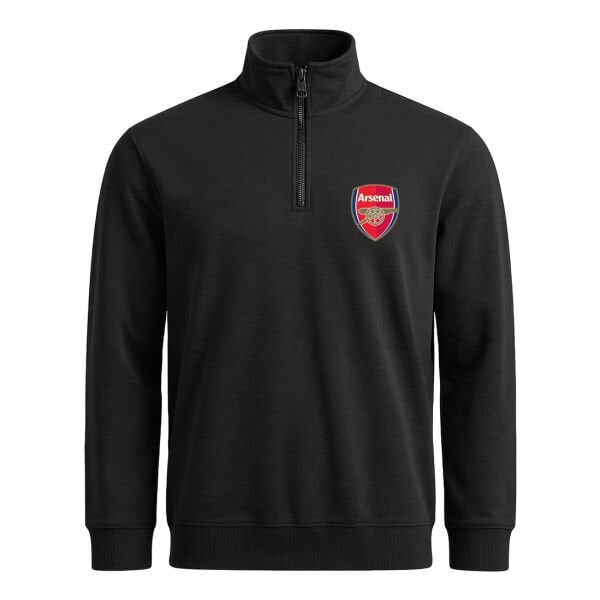Arsenal FC Yarım Fermuarlı Sweatshirt
