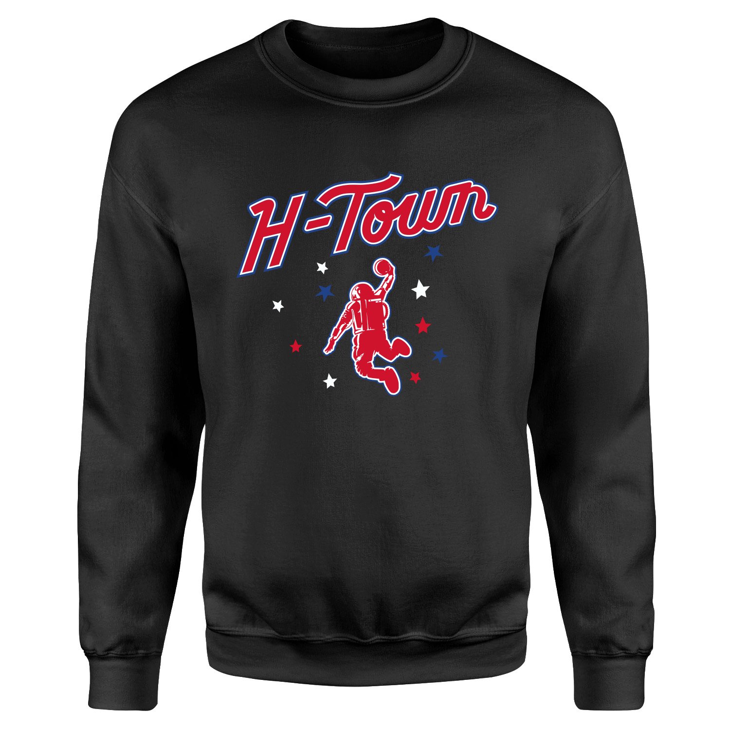 H-TOWN Rockets Sweatshirt M - Siyah