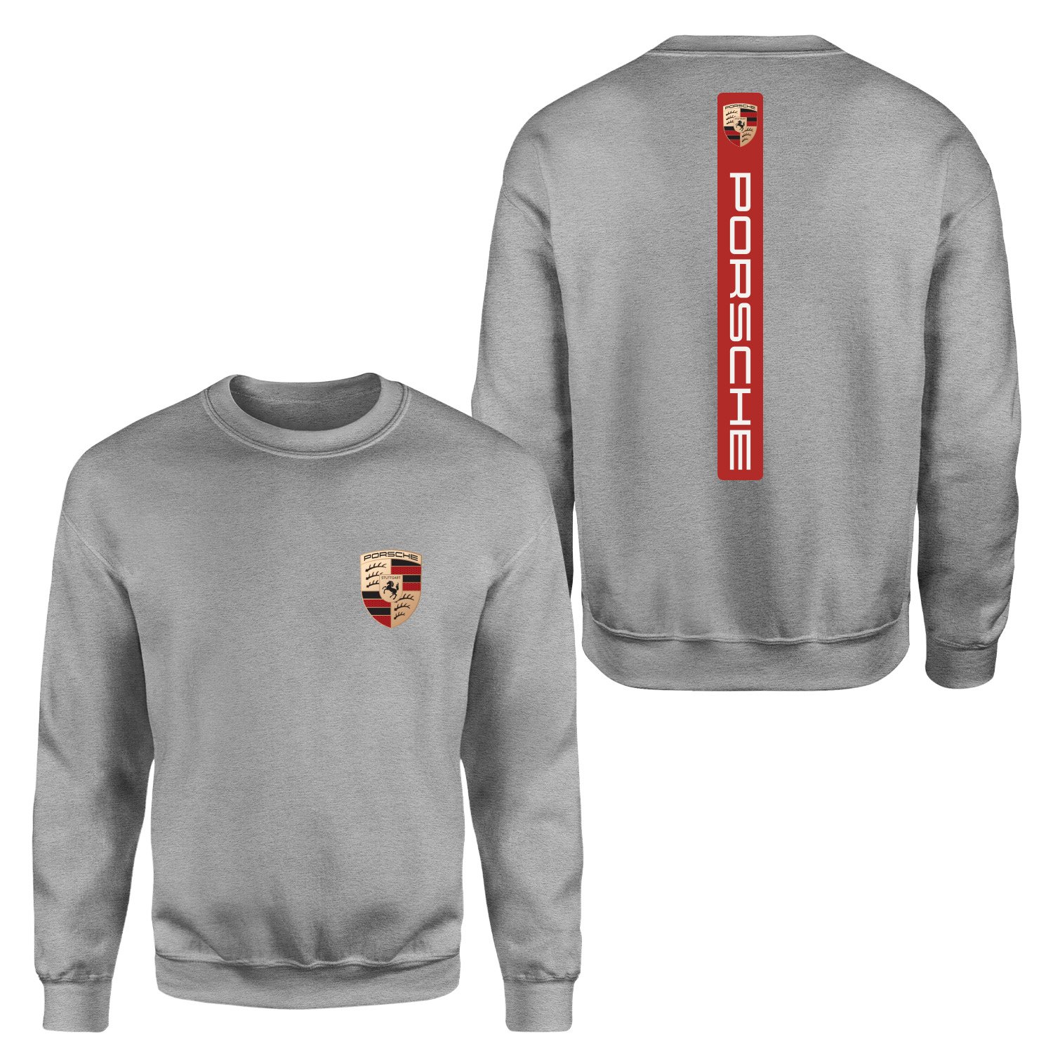 Porsche V Graphic Guards Red Sweatshirt XXL - Gri