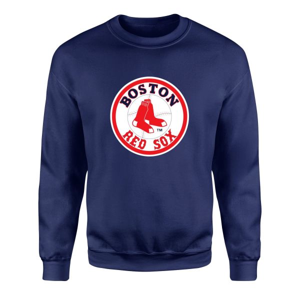 Boston RED SOX Baseball Sweatshirt M - İndigo Mavisi