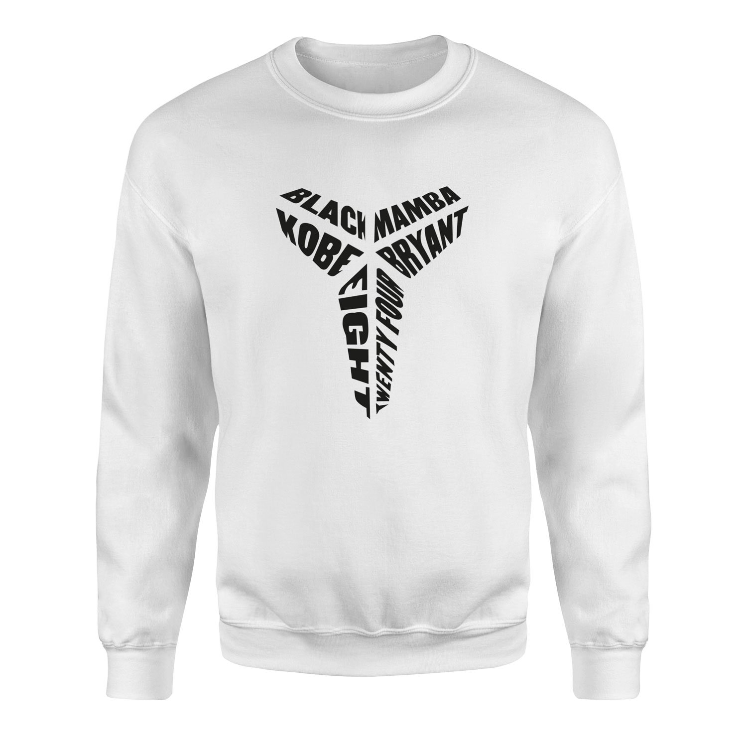 Black Mamba Kobe Bryant 8-24 Sweatshirt L - Beyaz