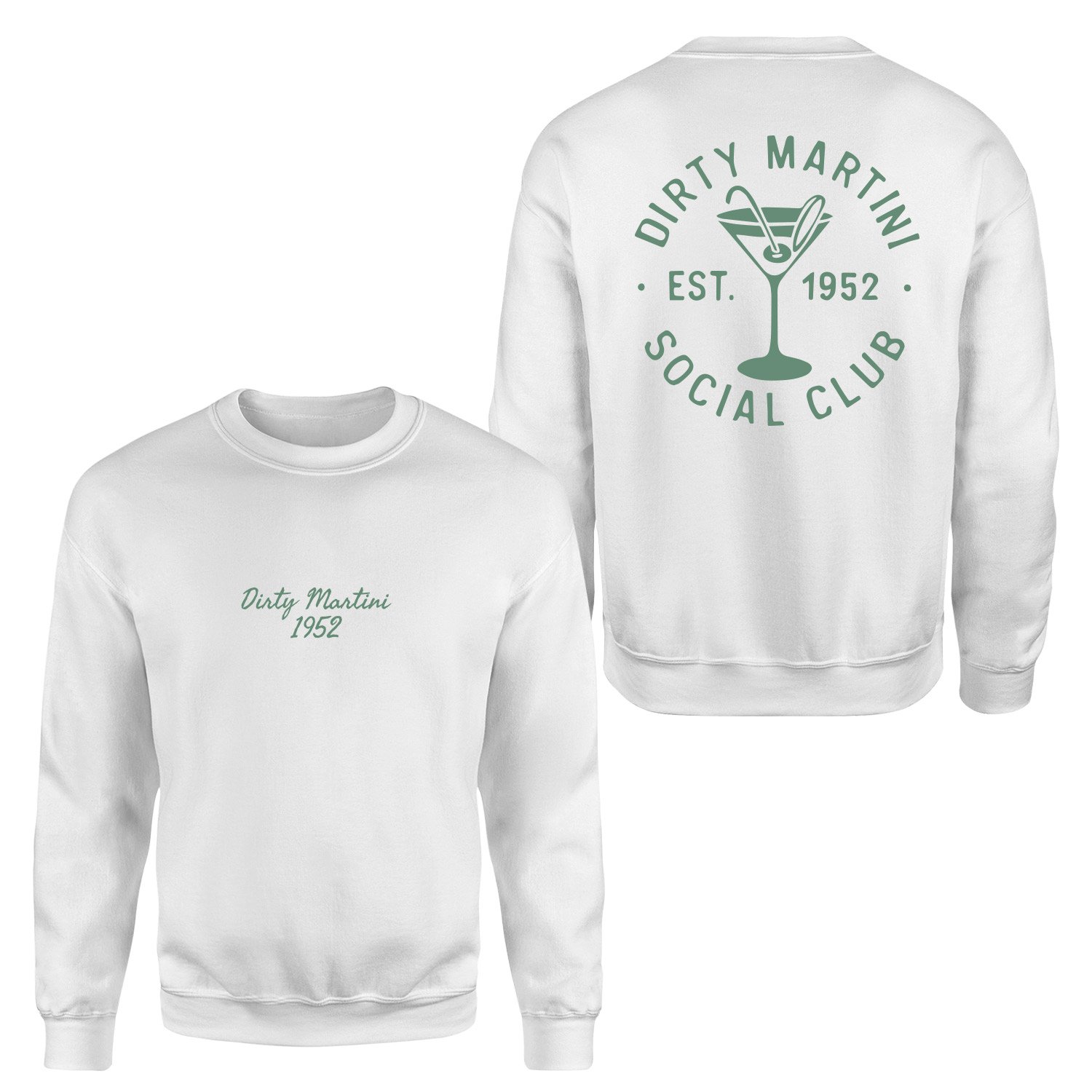 Dirty Martini 1952 Sweatshirt XL - Beyaz