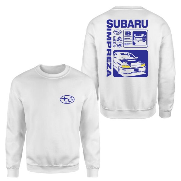 Subaru Impreza Sweatshirt S - Beyaz