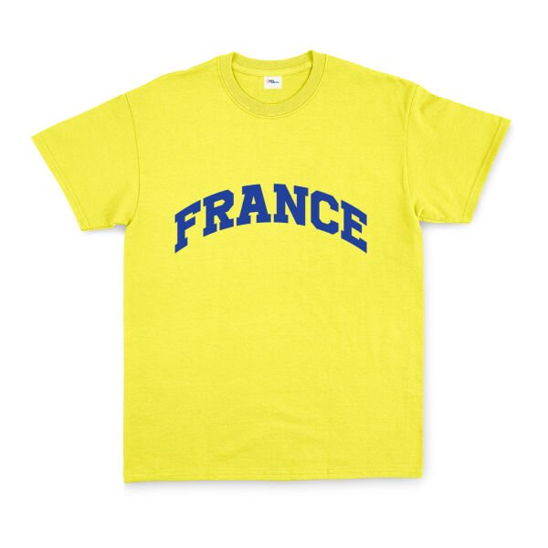France Tişört S - Sarı
