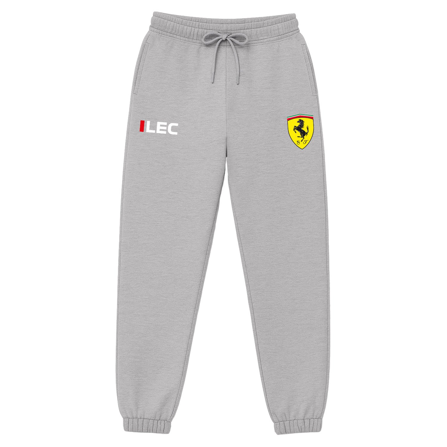 Charles Leclerc Ferrari #LEC ID Eşofman Altı S - Gri
