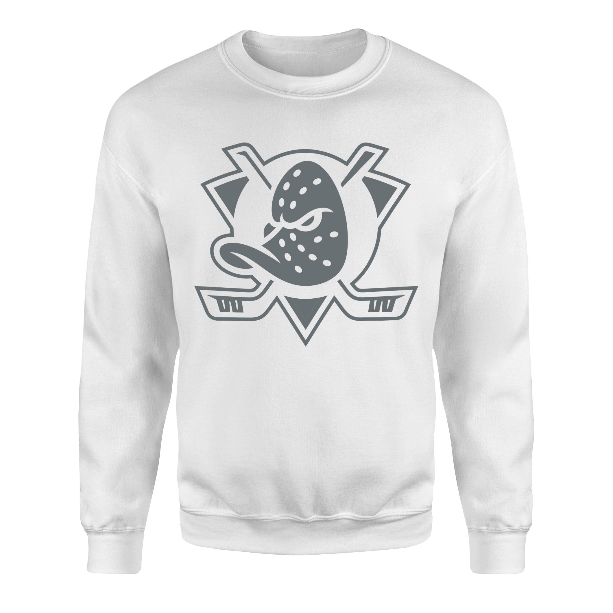Anaheim Ducks Muted Shield Sweatshirt XXL - Beyaz