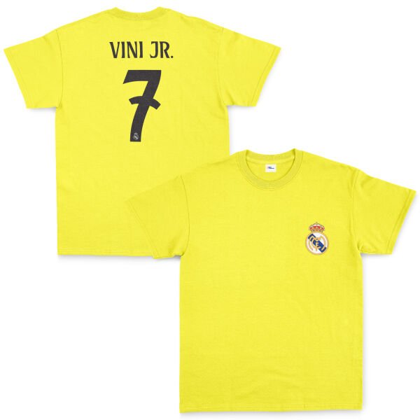Vinicius Junior Real Madrid Forma Tişört L - Sarı