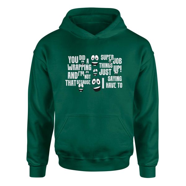 Yes Man Hoodie XL - Nefti Yeşili