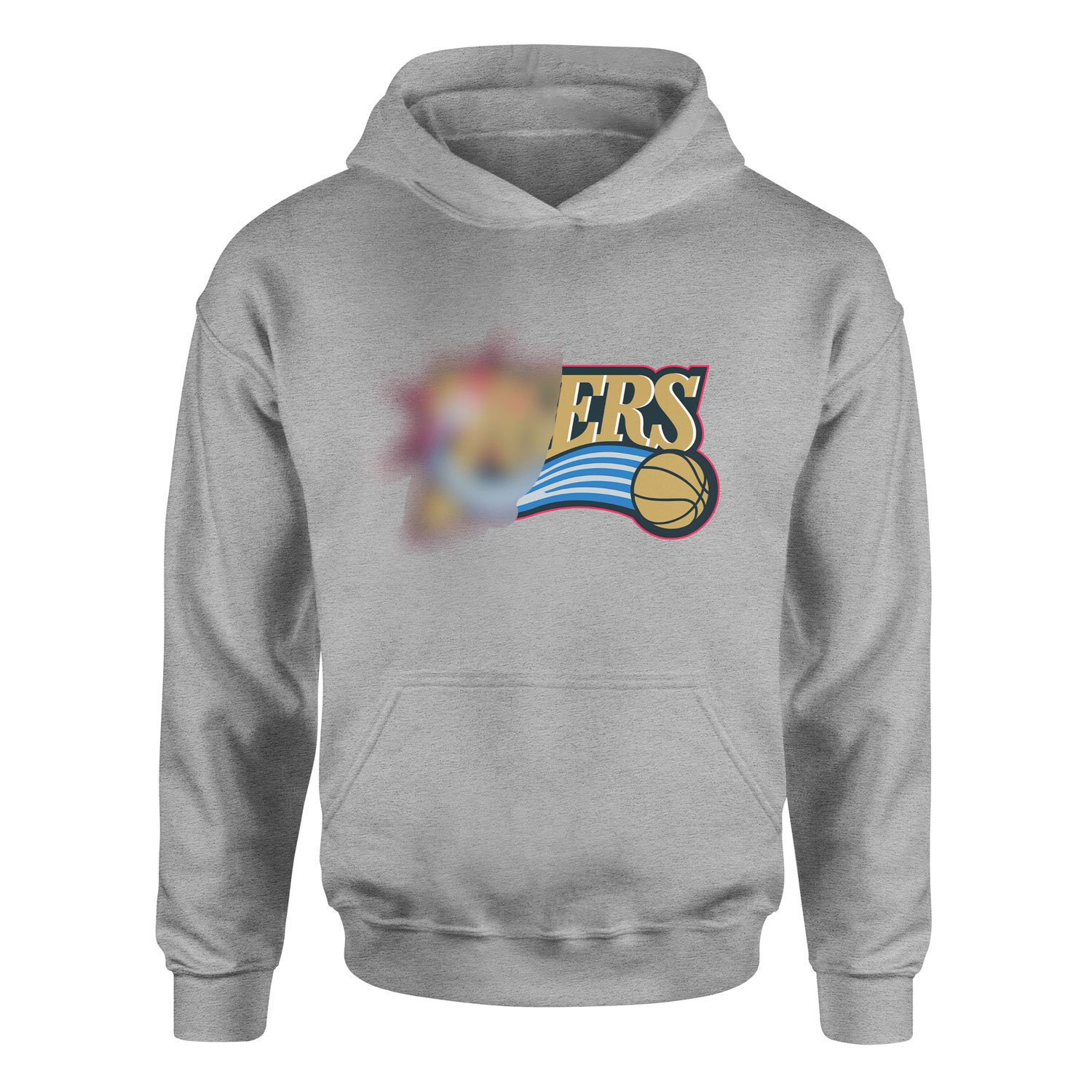 76ERS Hoodie XL - Gri