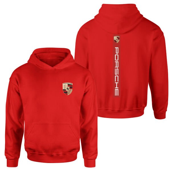 Porsche V Graphic Guards Red Hoodie S - Kırmızı