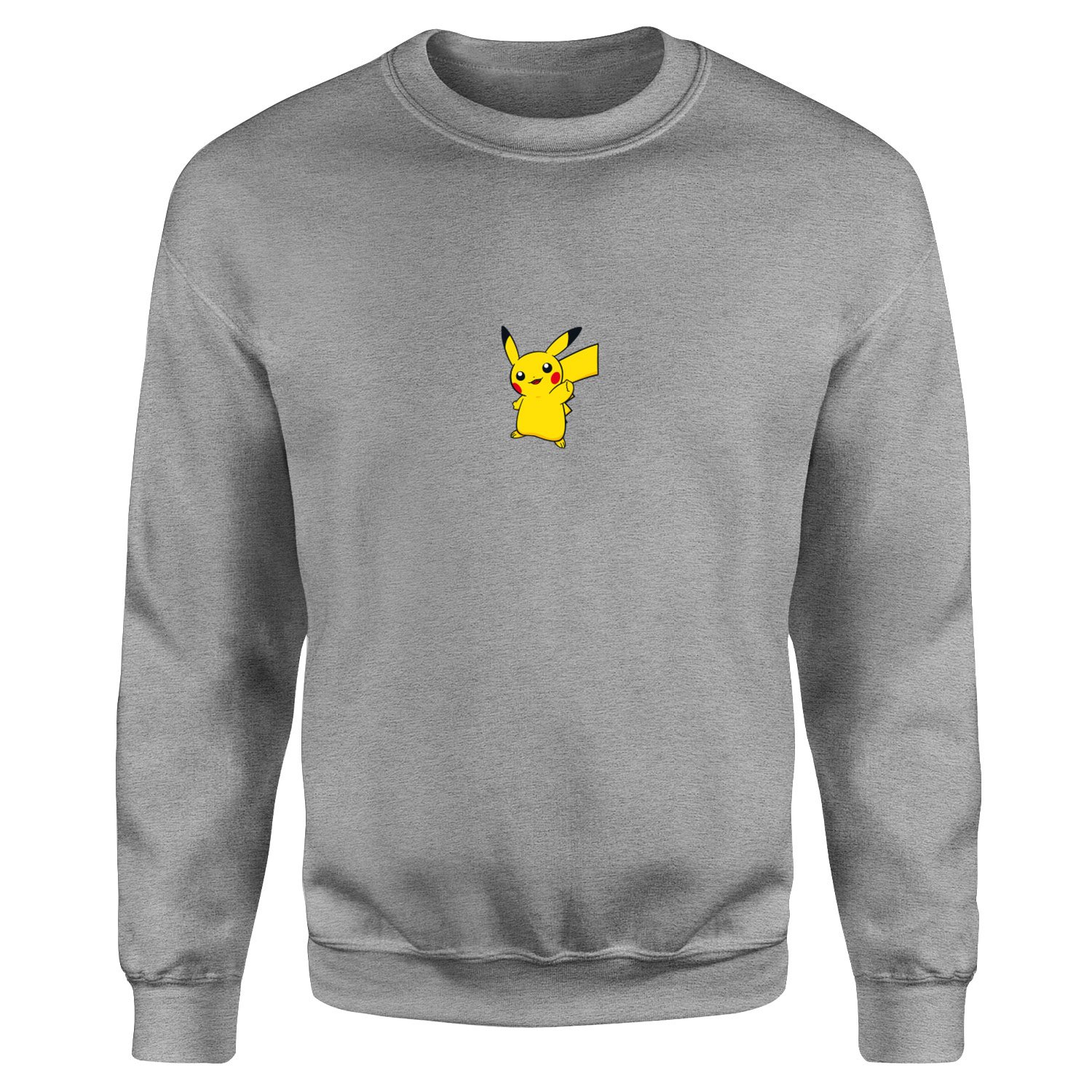 Pikachu Icon | Pokemon Sweatshirt S - Gri