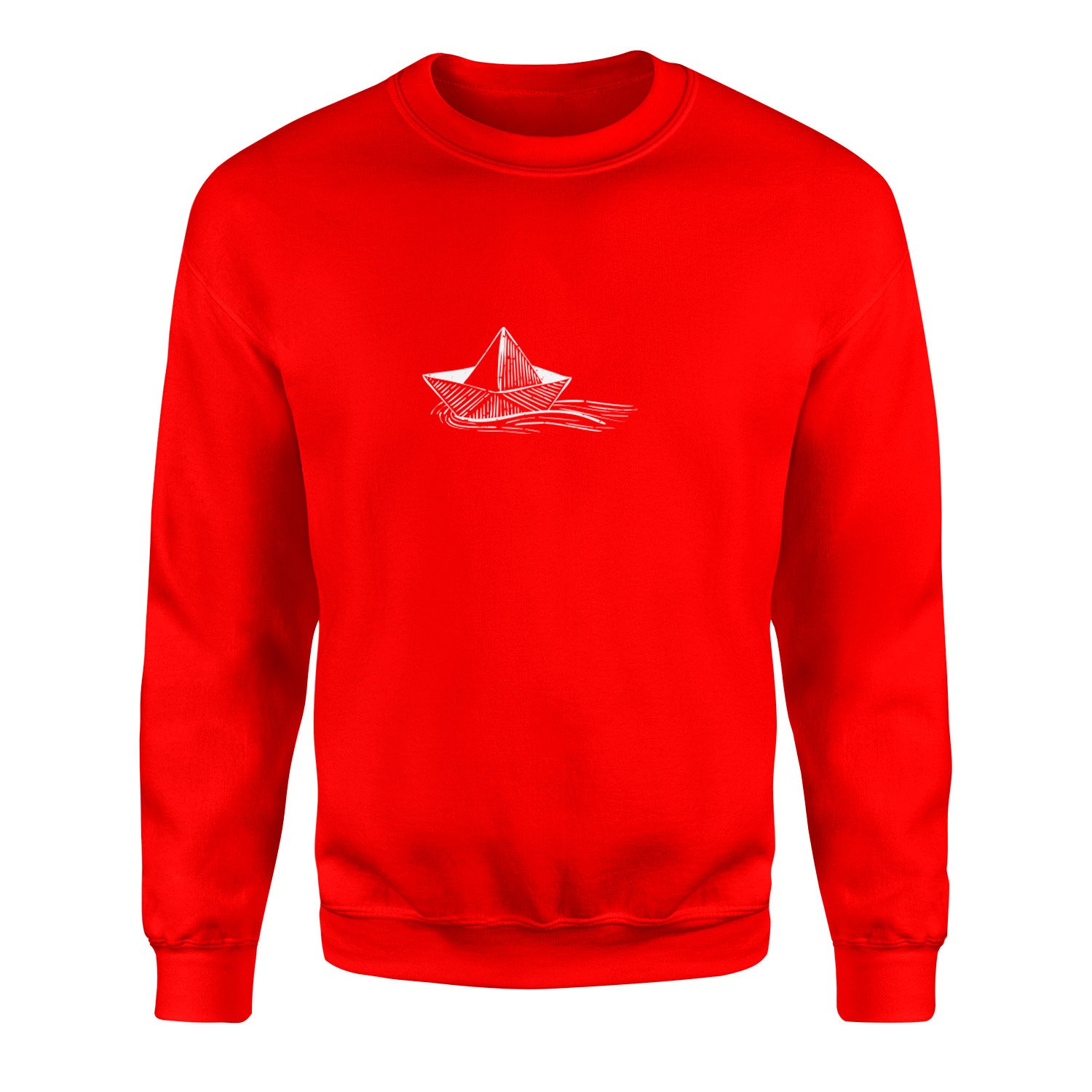 Paper Boat Sweatshirt M - Kırmızı