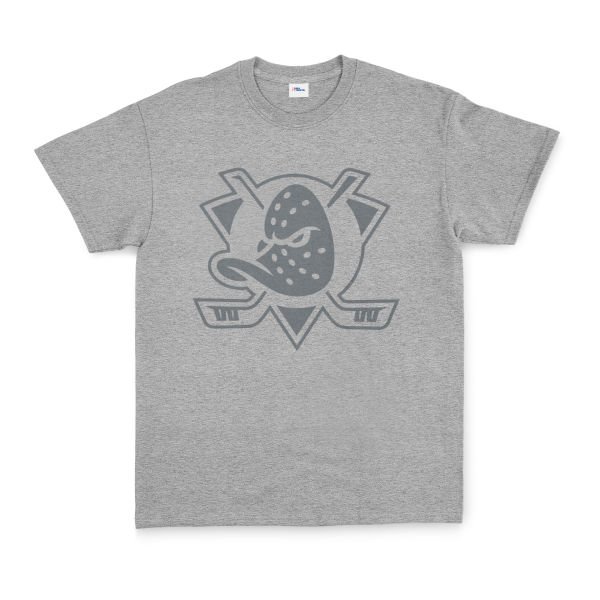 Anaheim Ducks Muted Shield Tişört L - Gri