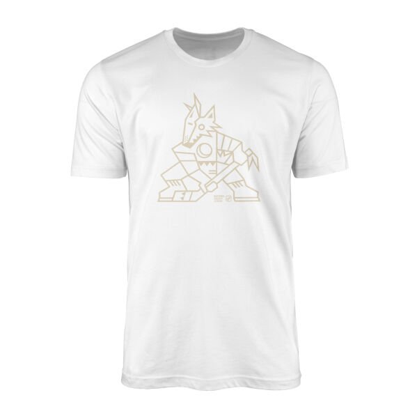 Coyotes AZ Logo Tişört S - Beyaz