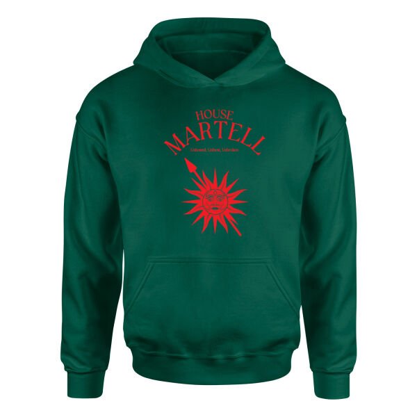 House Martell Hoodie M - Nefti Yeşili