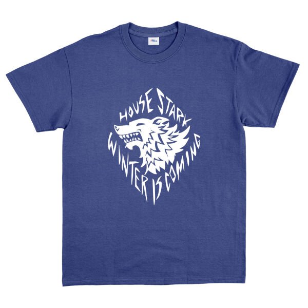 Winter is Coming Tişört XL - İndigo Mavisi