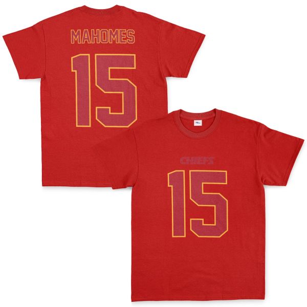 Patrick Mahomes Kansas City Chiefs Forma Tişört M - Kırmızı