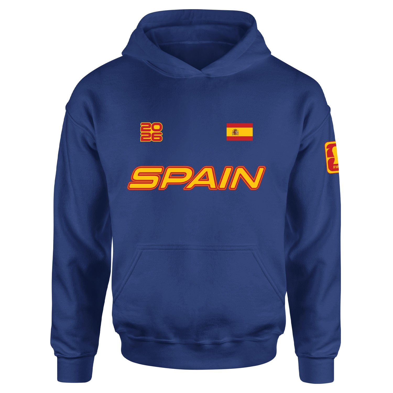 İspanya 2026 Hoodie XL - İndigo Mavisi