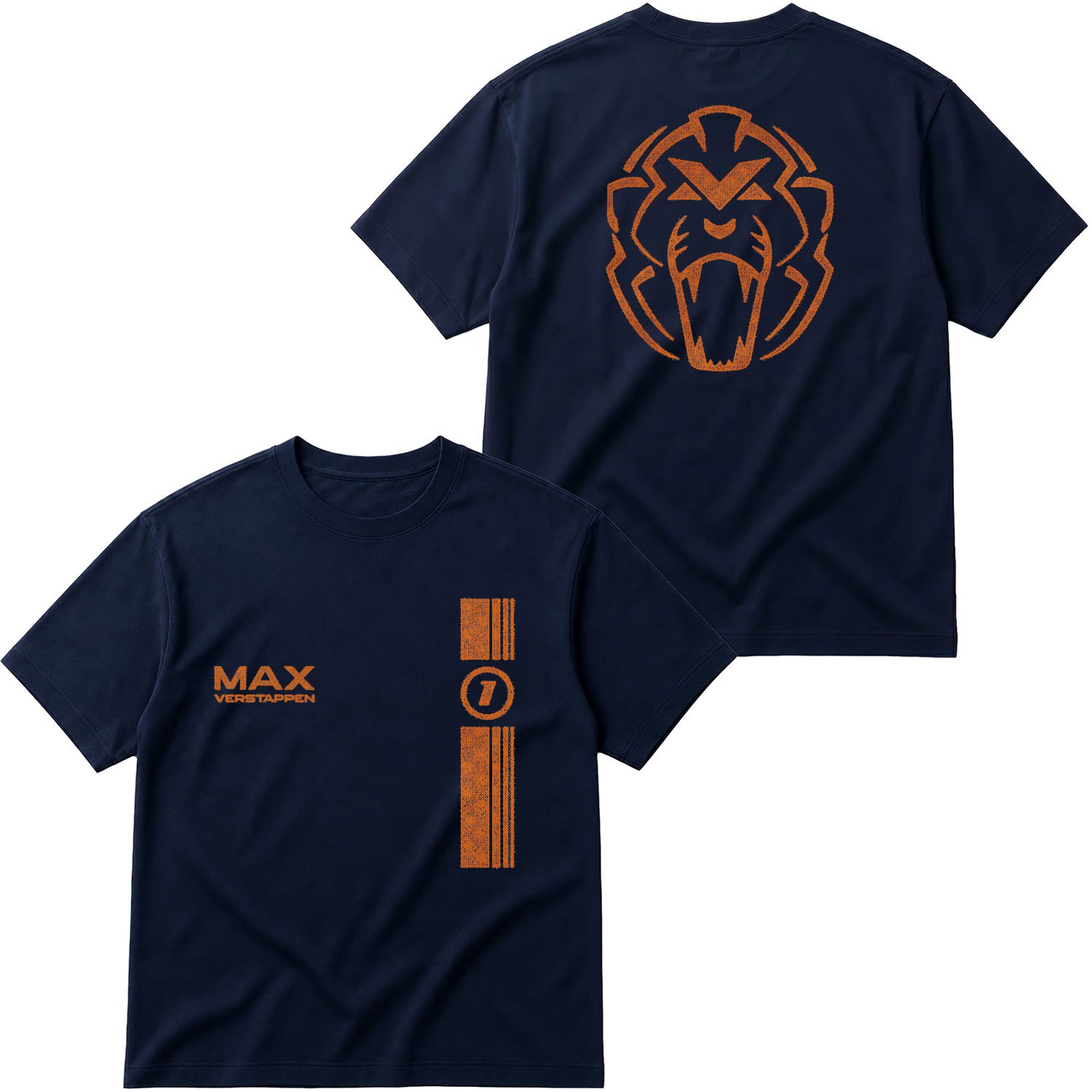 Max Verstappen Stamp Edition Oversize Tişört XL - İndigo Mavisi