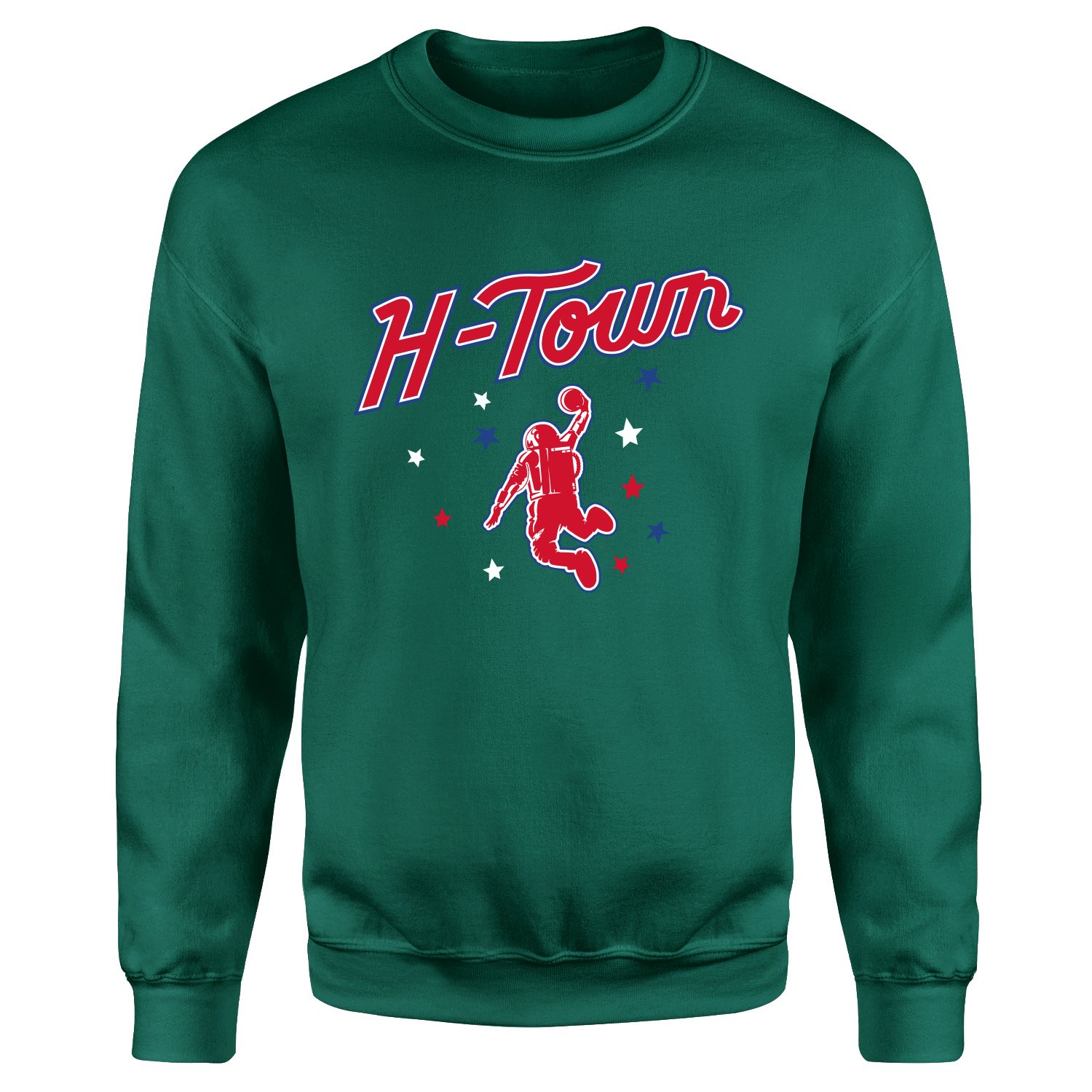 H-TOWN Rockets Sweatshirt S - Nefti Yeşili
